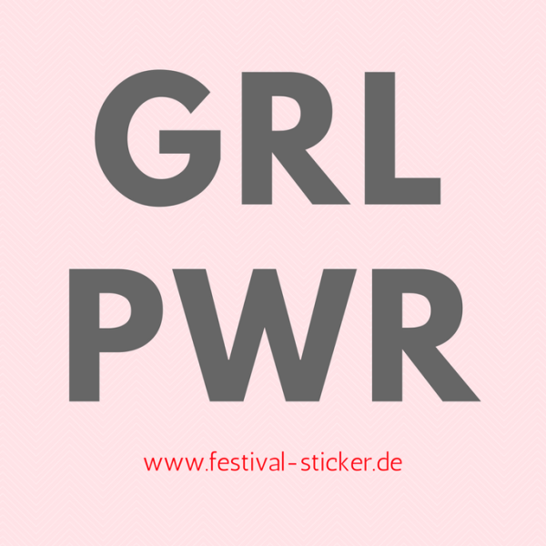 Sticker: GRL PWR