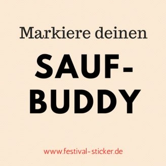 Sticker: Markiere deinen Sauf-Buddy