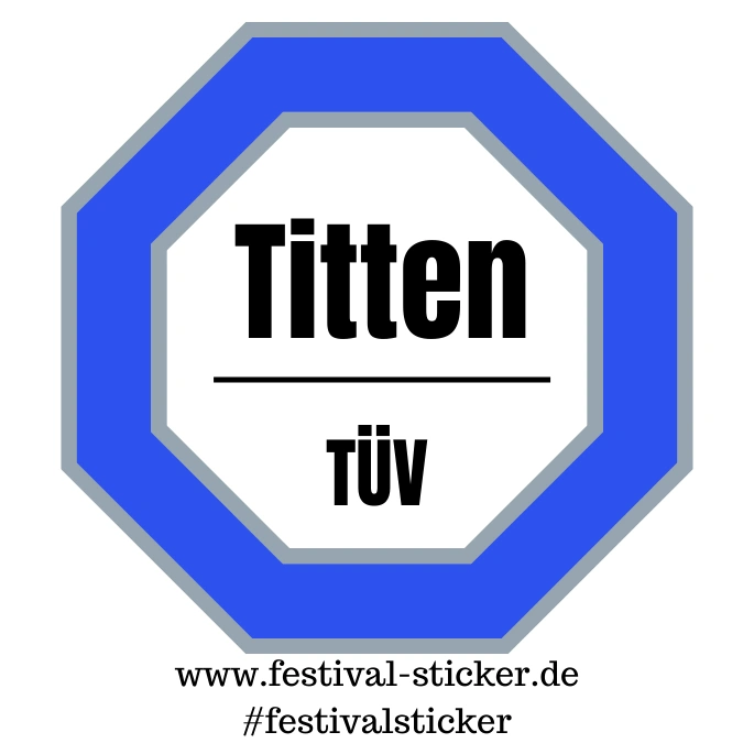 Sticker: Titten TÜV