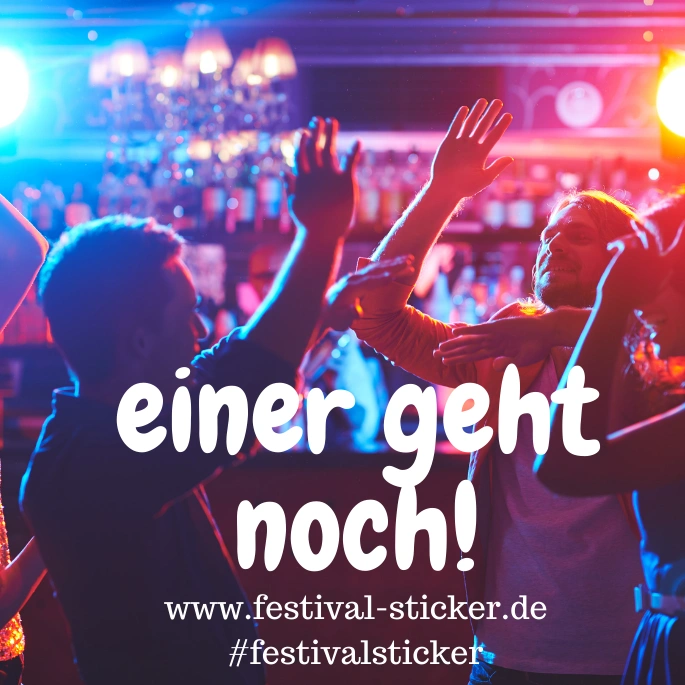 Sticker: einer geht noch
