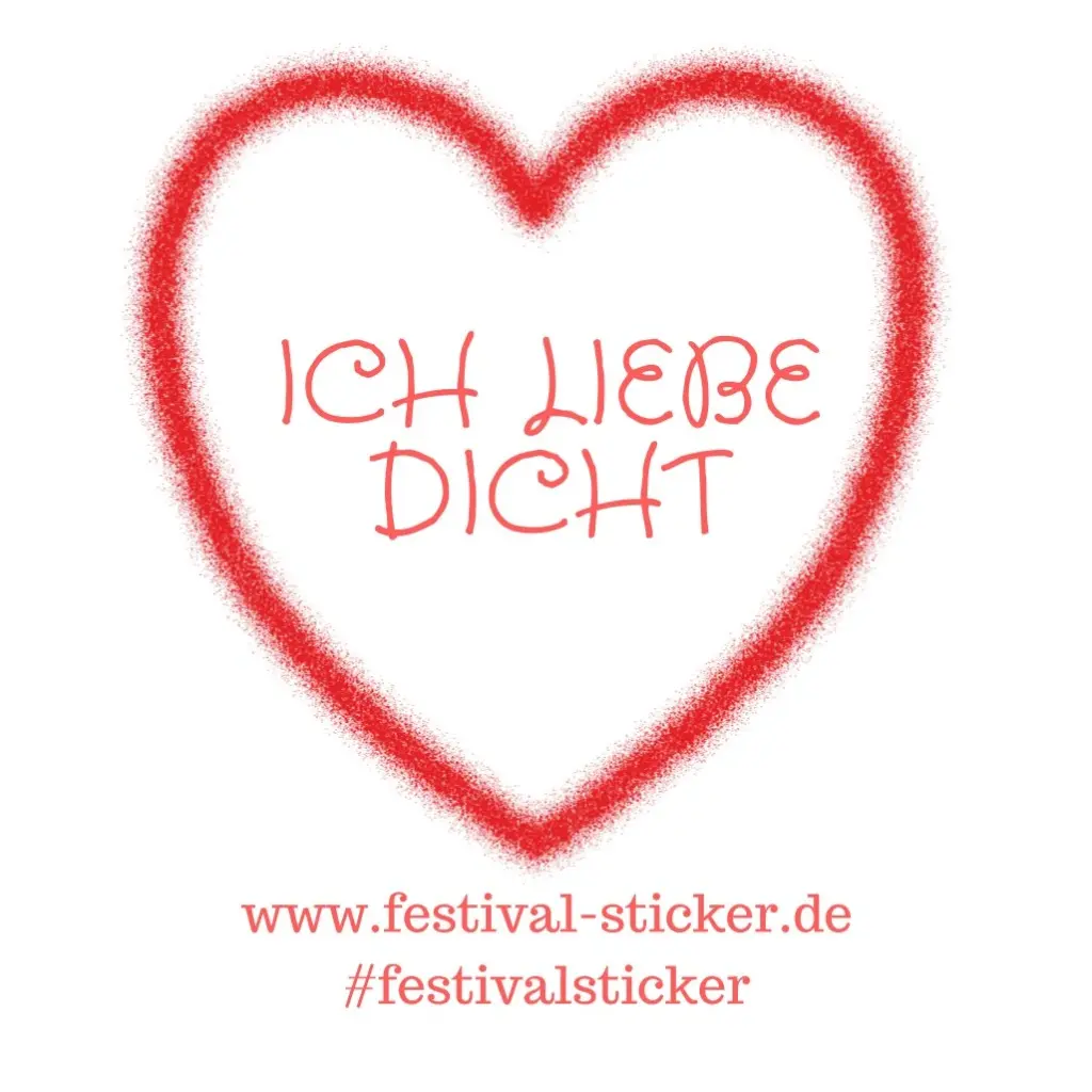 Sticker: Ich liebe dicht
