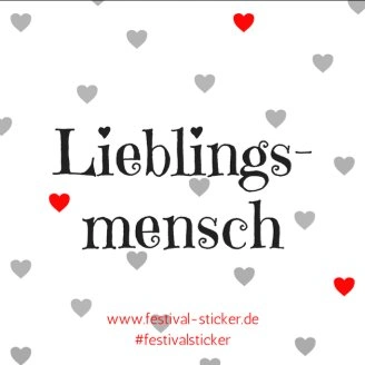Sticker: Lieblingsmensch