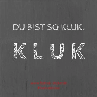 Sticker: Du bist so kluk