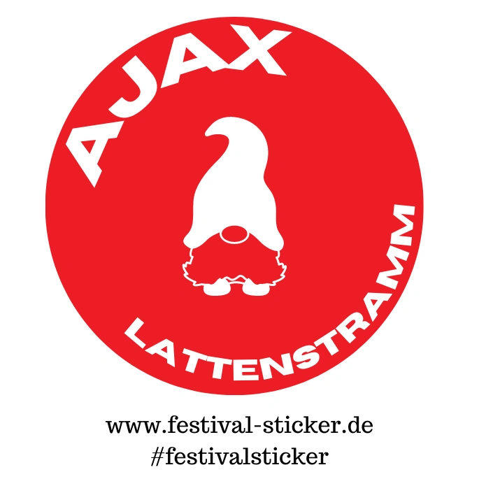 Sticker: Ajax Lattenstramm