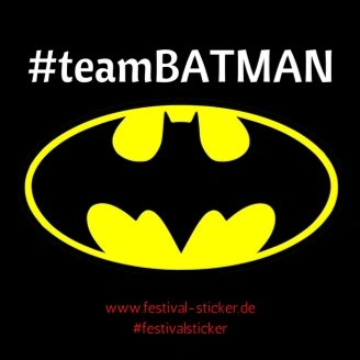 Sticker: #teamBATMAN